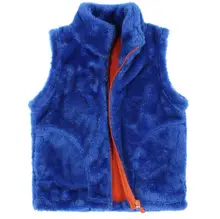 Children’s Clothing Vest Boys Girls Child Cotton Fleece Solid Vest Child Waistcoat Spring Winter Jacket For 4-8Y KW-1641-2