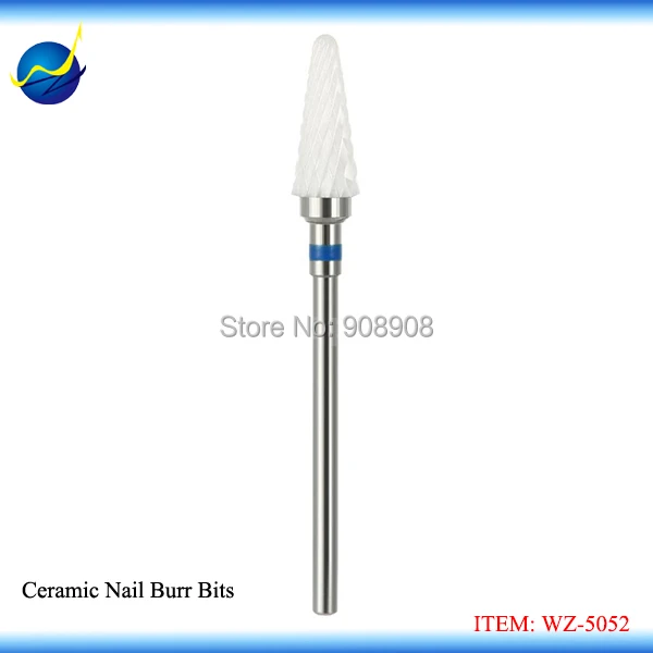 

1pc High Quality Ceramic Nail Drill Bit Rotary Burr For Electric Manicure Machines Pedicure Files Nail Salon Tools Free shipping