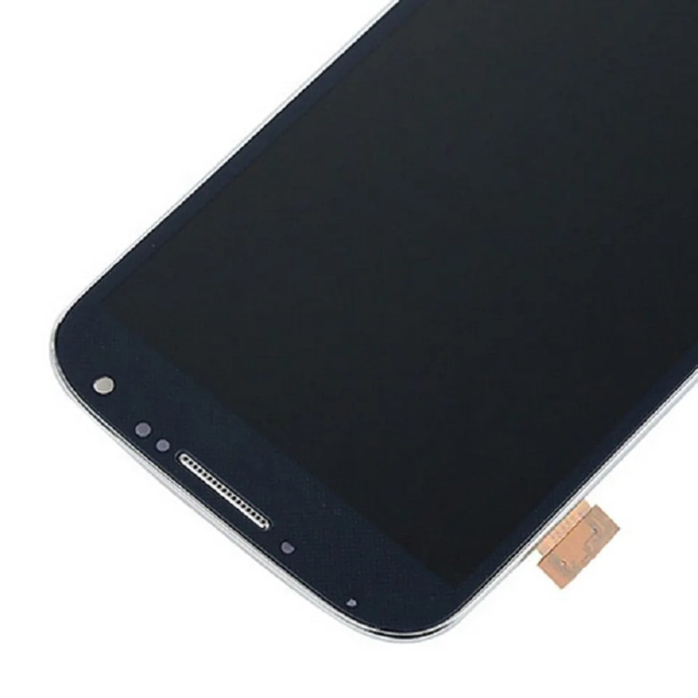 Для samsung Galaxy S4 i337 i9505 M919 i9500 ЖК-дисплей с сенсорным экраном дигитайзер Рамка в сборе