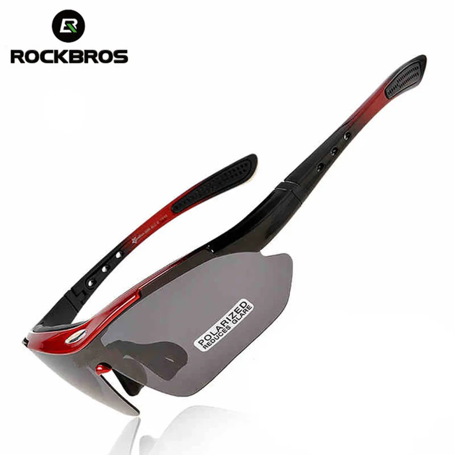Polarized Sports Glasses ROCKBROS Hiking Running Sunglasses Myopia Cycling Bicycle Eyewear UV400 Protect Sports Camping Sun Glasses