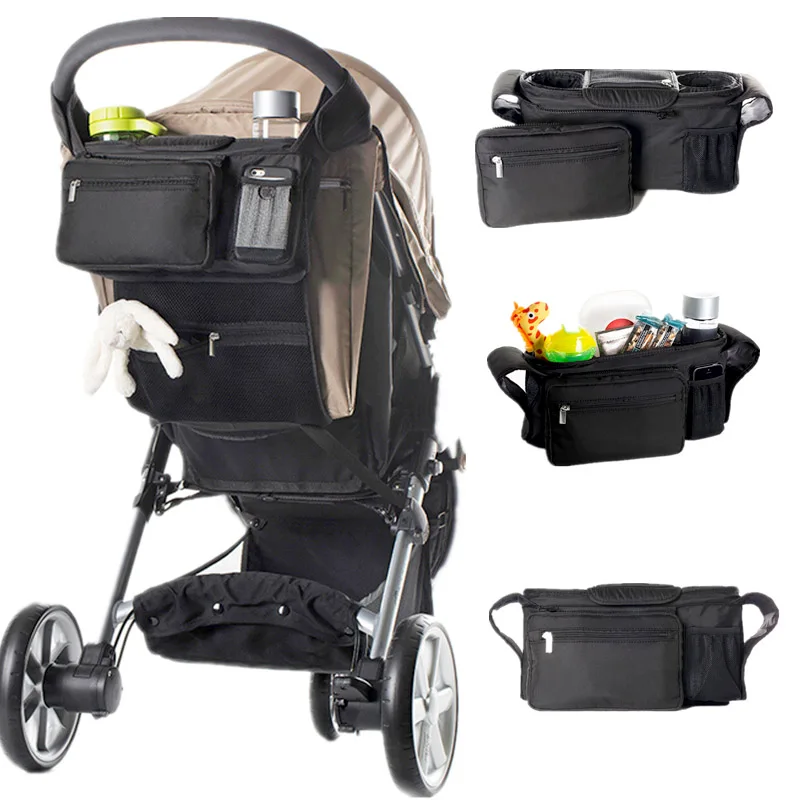 Multifunctional Baby Stroller Organizer Baby Pram Buggy Cart Bottle