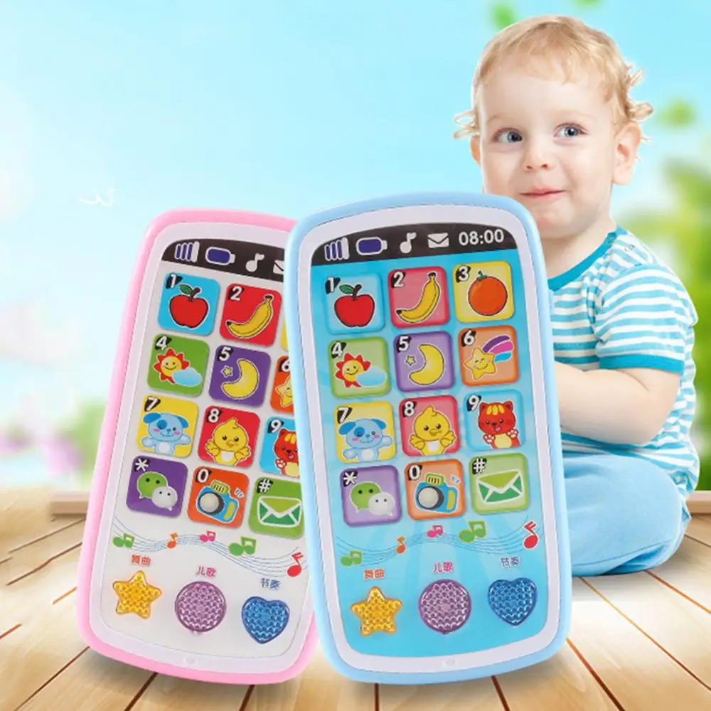 

Multifunction Smart Mobile Phone Touch Screen Music Light Education Kids Toy