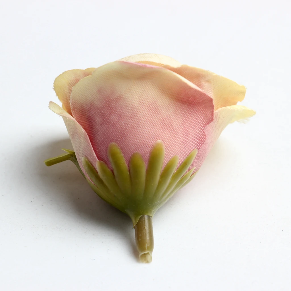 New Hot Sale 10pcs Decorative Artificial Silk Rose Flower Head for Wedding Party Home Decor Photo Albums DIY Hats Clothes Favors