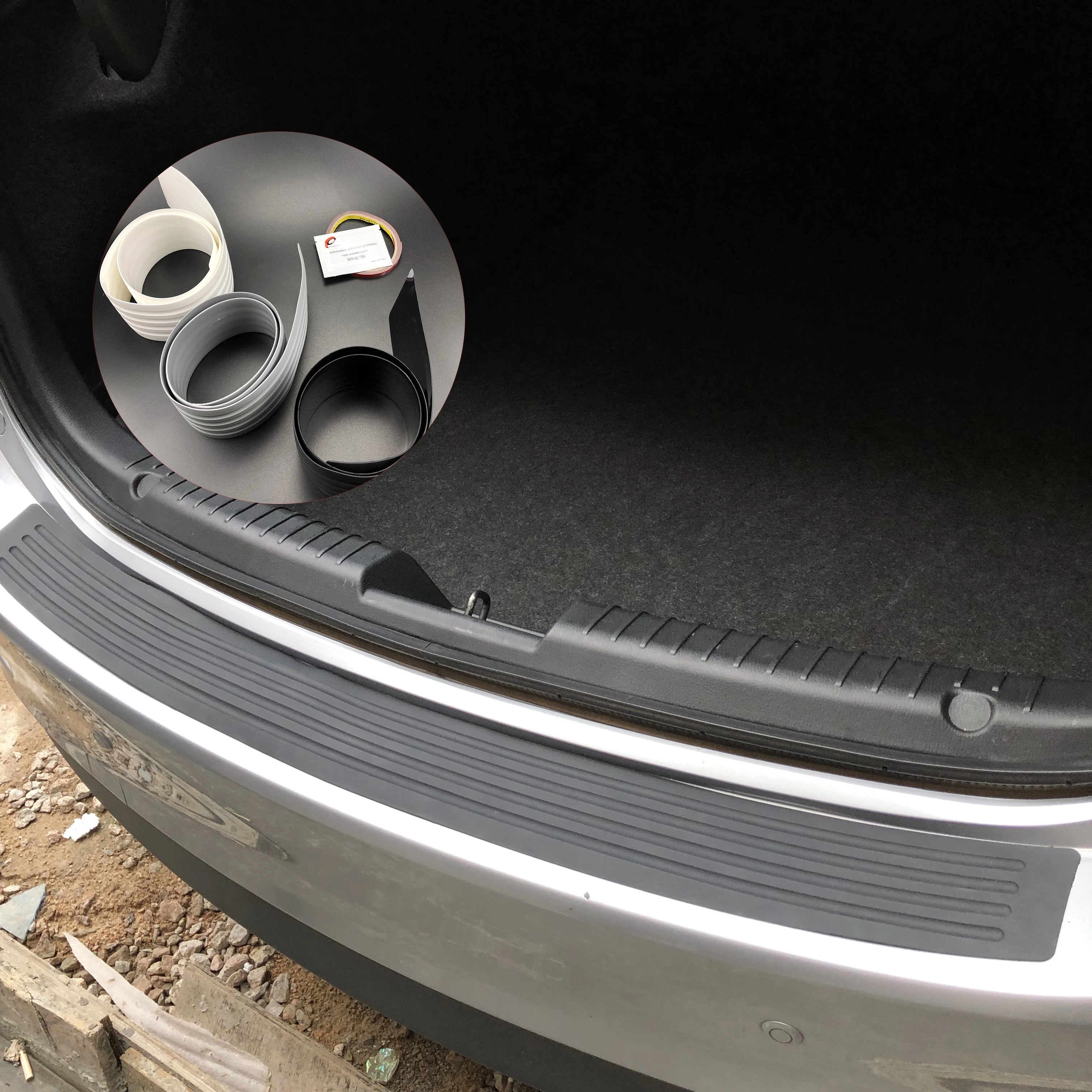 

Car Rear Bumper Scuff Protective Cover For Mitsubishi ASX Outlander Lancer Colt Evolution Pajero Eclipse Cross Grandis Zinger