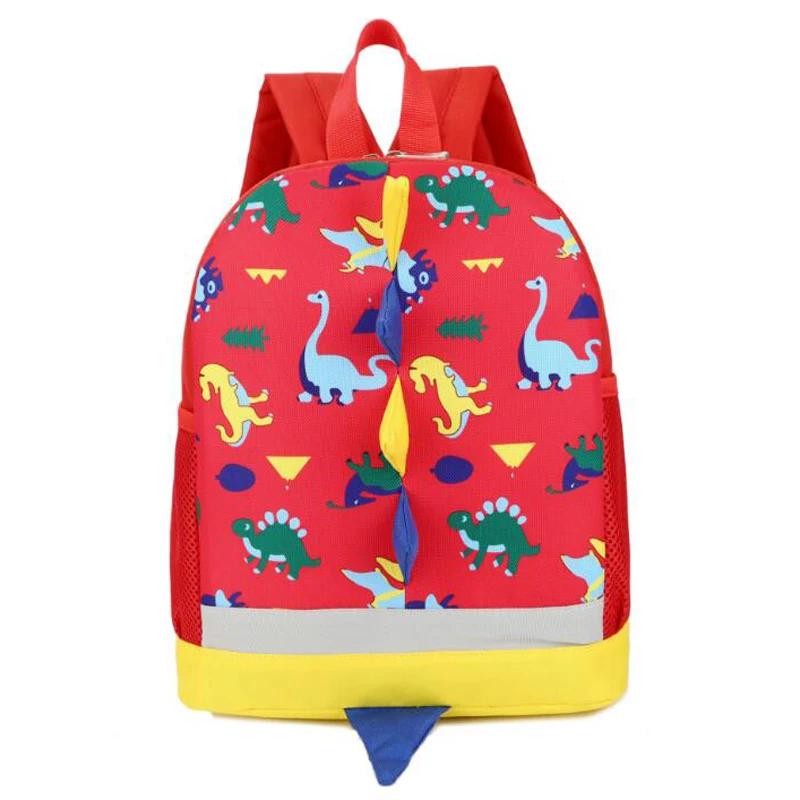 

50pcs/lot Dinosaur Print Backpack For Boys Children backpacks kids kindergarten Small Girls Animal School Bags Backpack