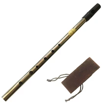 Высококачественный оловянный ирландская флейта Feadog D Key Penny свисток 6 отверстий Feadan кларнет Flauta музыкальный инструмент с сумкой