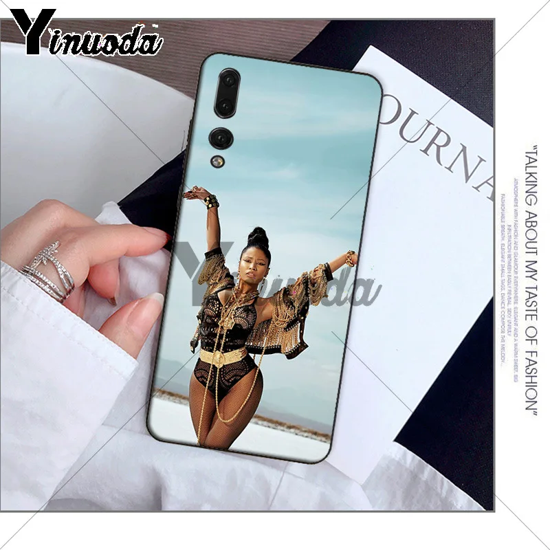 Yinuoda Cardi B Nicki Minaj TPU черный чехол для телефона Huawei P10 plus 20 pro P20 lite mate9 10 honor view10 Чехлы