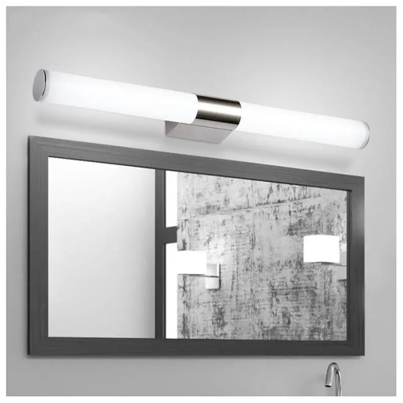 Современные светодиодный светильники для ванной 8 Вт на зеркальная трубка светильник с настенным креплением настенные светильники
