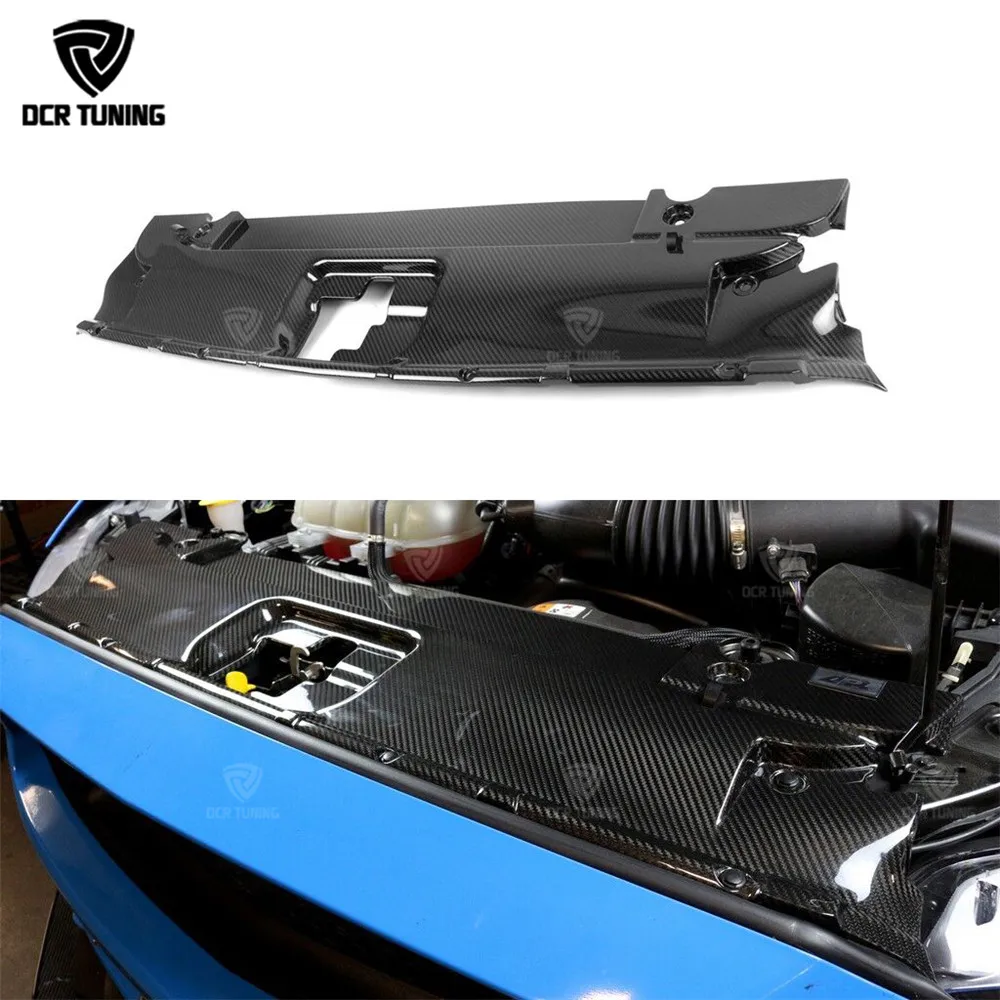 

For Ford Mustang Carbon Fiber Front Cooling Pancl 2015 - UP for Mustang Radiator Cooling Plate