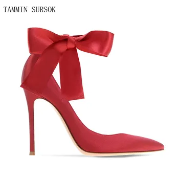 

New Style 10cm Heel Women Sexy Pointed Toe Thin Heel Pumps Fashion Ankle Straps High Heel Shoes for Party Free Shipping