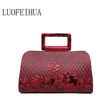 LUOFEIHUA Новая высококачественная кожаная сумка с тиснением Большая вместительная кожаная сумка брендовая сумка