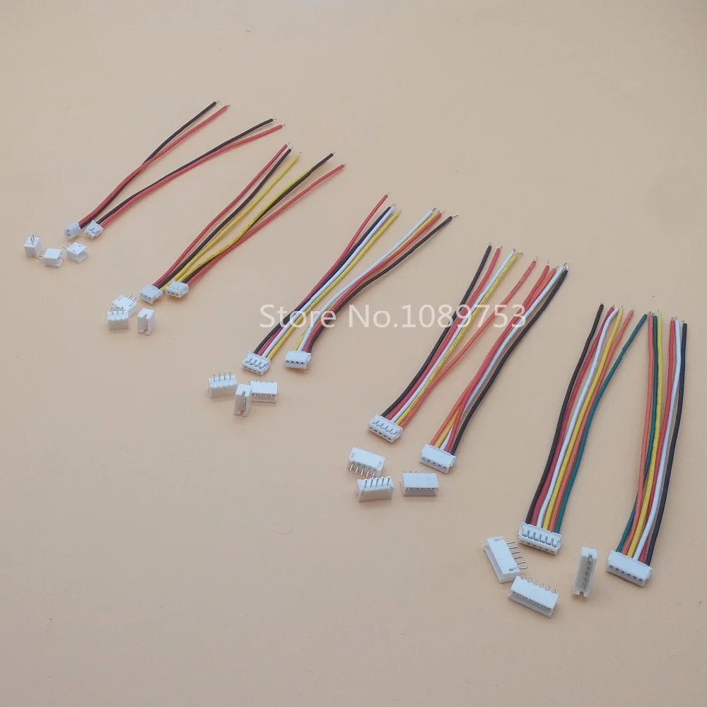 Коннектор Mini Micro ZH 1 5 2/3/4/5/6/7/8/9/10 Pin JST с кабелями длиной 100 мм 20 комплектов|Соединители| |
