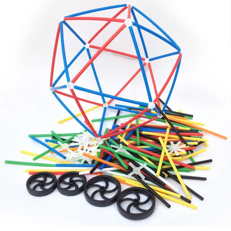 284Pcs-4D-Creative-Straw-Toy-Brick-DIY-Assembled-Building-Blocks-Toy-For-Children-Plastic-Colorful-Education-Straw-Fight-Inserted-Block-TY0053 (3)