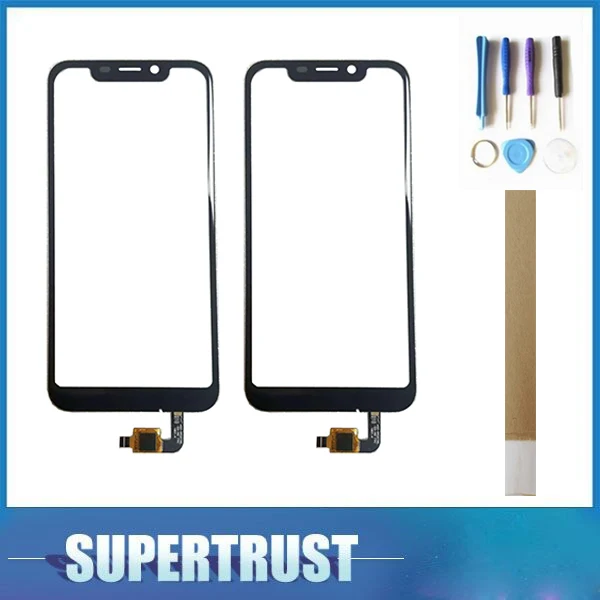 

For Blackview A30 Touch Screen Digitizer Front Glass Lens Sensor Panel Black color With tape&Tools