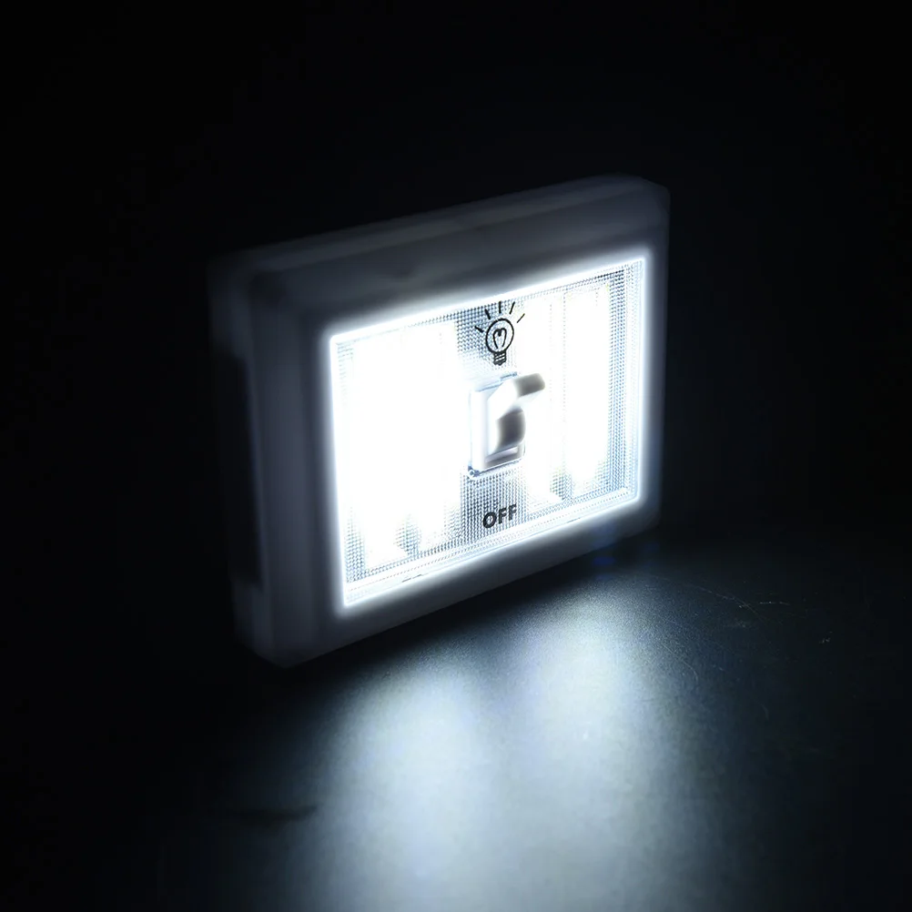 COB Switch Wall Lamp LED Cordless Light Battery Operated Kitchen Cabinet Garage Closet Camp Emergency Lamp Night Lights