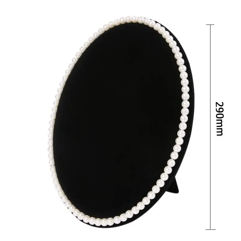 Средний размер жемчужные украшения стенд для ожерелья серьги Витрина стойка шеи бюст стенд для ювелирных изделий счетчик Showcas