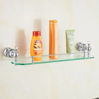 

Retro Style Bathroom Accessories Soild Brass Bathroom Towel Shelf Make up Rack Bathroom Accessories for Home Decorative