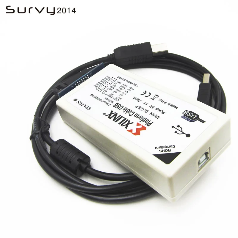 Кабель на платформе Xilinx USB FPGA CPLD скачать отладчик Поддержка JTAG Slave Serial SPI