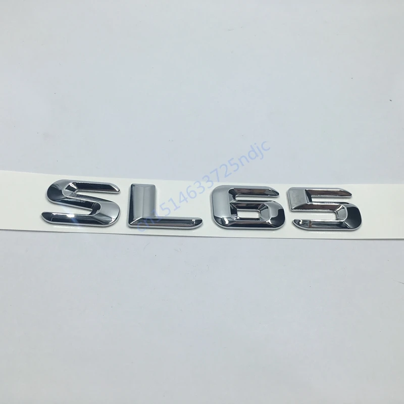 

Trunk Lid Rear Emblem Badge Chrome Letters SL 65 for Mercedes R230 R231 SL SL65