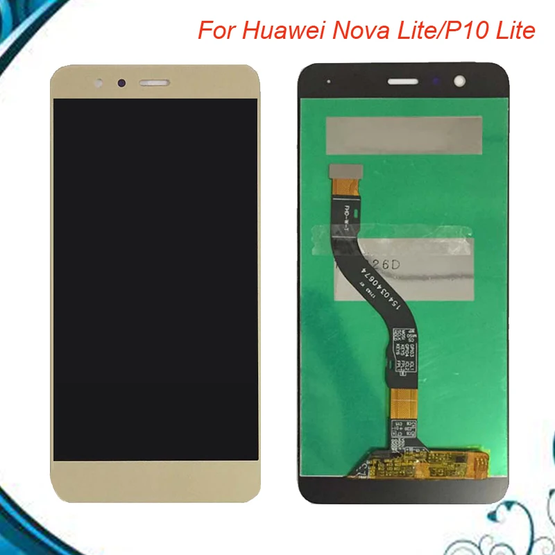 

High Quality Full LCD Display+Touch Screen Digitizer Assembly For Huawei nova lite / P10 lite Lcd free shipping IN Stock