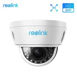 Reolink POE IP Камера HD 4MP Автофокус Зум Уличное Купольное Внутреннее Водонепроницаемое Видеонаблюдение ONVIF Безопасности Кам RLC-422