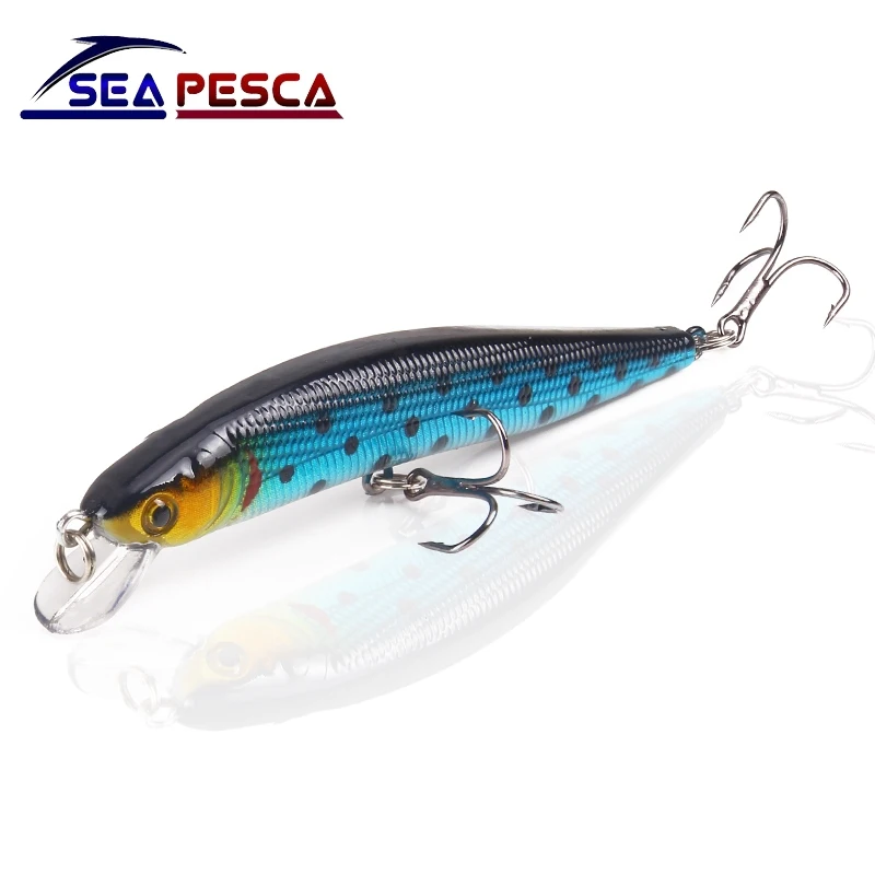 Блесна seapesca рыболовная приманка 10 см 8 3 г лазерная искусственная жесткая воблеры
