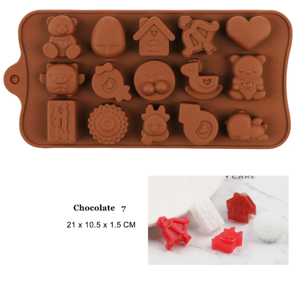 55 silicone gâteau au chocolat Moules À faire soi-même Baking love coeurs moules Pan Muffin Molds