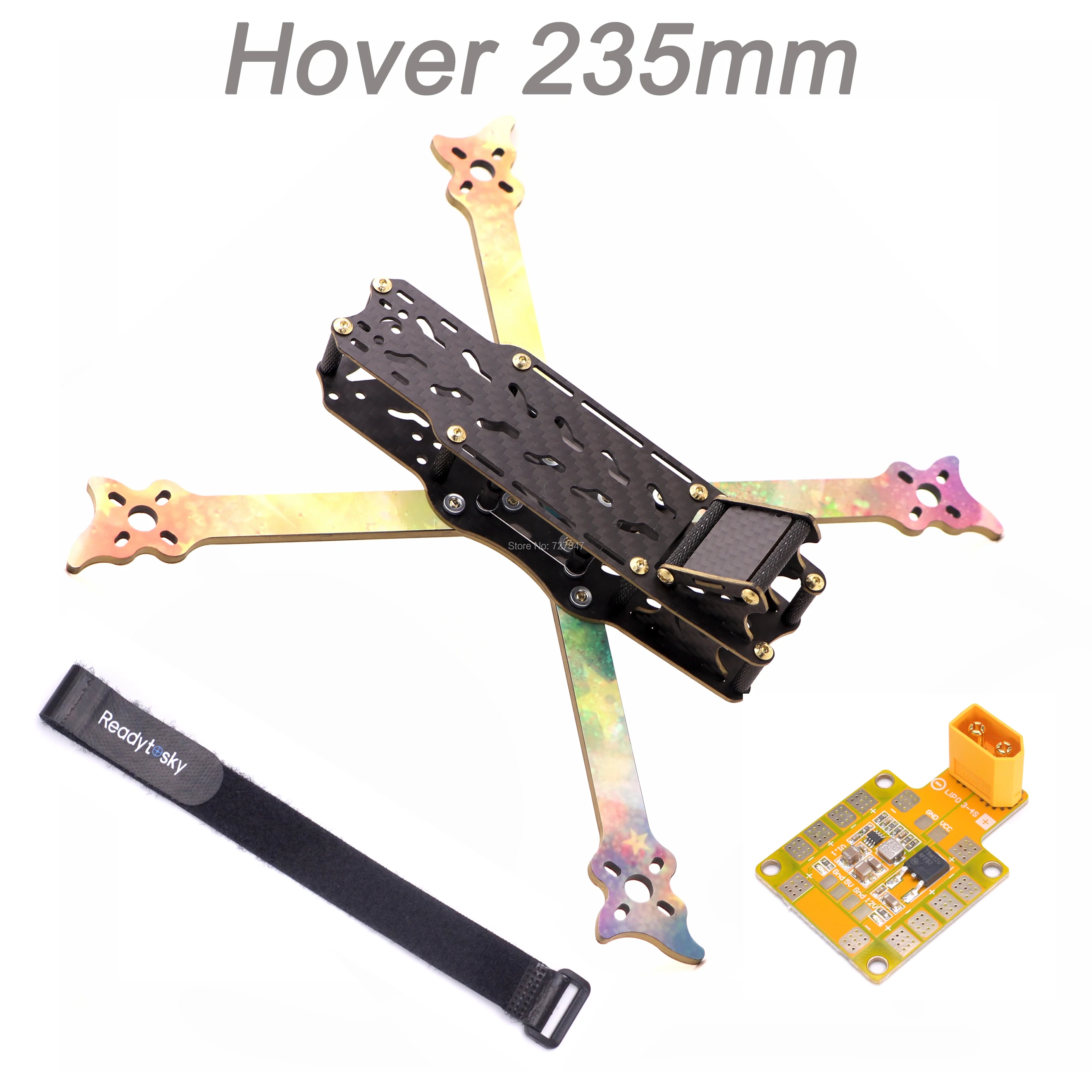 Hover 230 235 мм 5 &quotFPV рама для фристайла с 4 нарукавником В/12 В PDB FPV Racing Drone Quadcopter Frame Kit