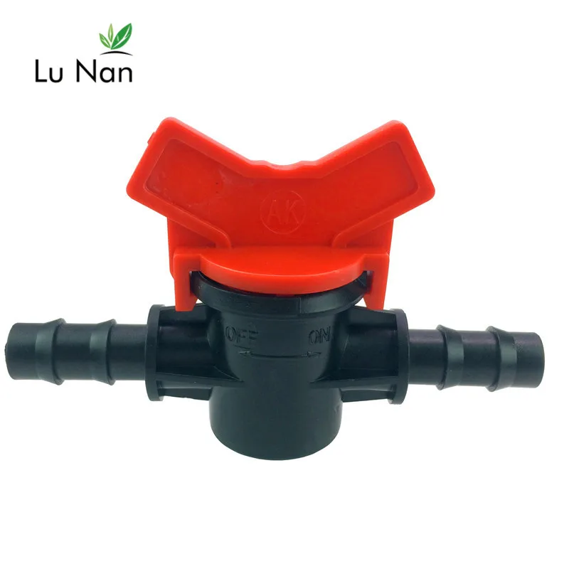 

2 Pcs Close 9/12 Hose Valve G1 / 2 "micro-irrigation Pipe Valve Slotted Barbed Plastic Valves For Garden Irrigation