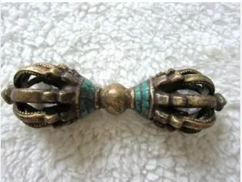 

old Chinese bronze Buddhist Taoist Instrument evil