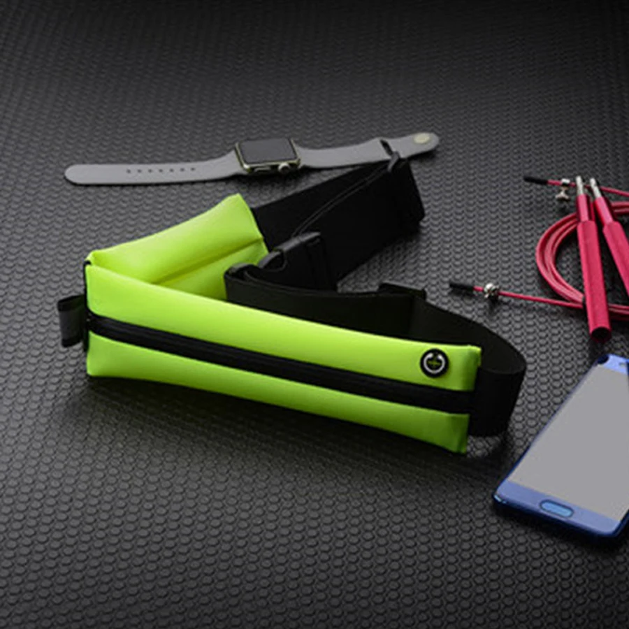 

NEWBOLER 2019 Running Waist Bag Men Women Waterproof With Phone Earphone Hole Jogging Belt Pack Yoga Gym Sport Bags Accessories