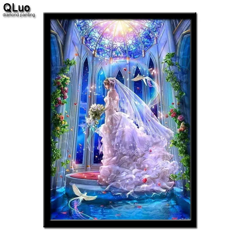 

QLuo home decoration 5D diy diamond painting character series fairy diamond embroidery mosaic diamond painting magic square dril