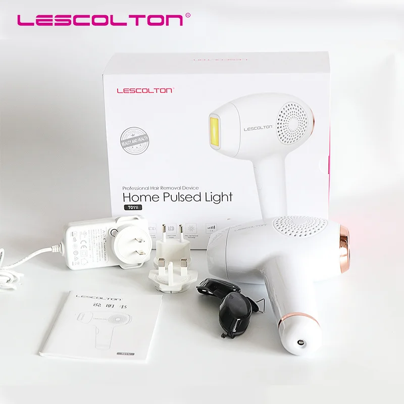 Эпилятор Lescolton IPL, постоянное лазерное удаление волос с ЖК-дисплеем, 350000 импульсов, лазерный триммер для бикини, фотоэпилятор