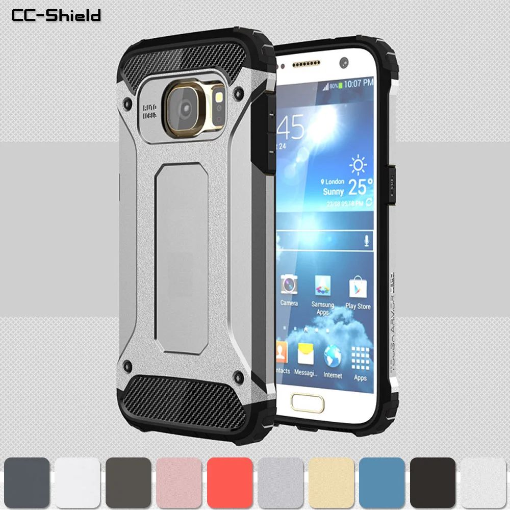 SM-G930 Чехол-броня для Samsung Galaxy S7 7S G930 SM-G930F G930F чехол-бампер S 7 G930FD SM-G930FD Жесткий Чехол