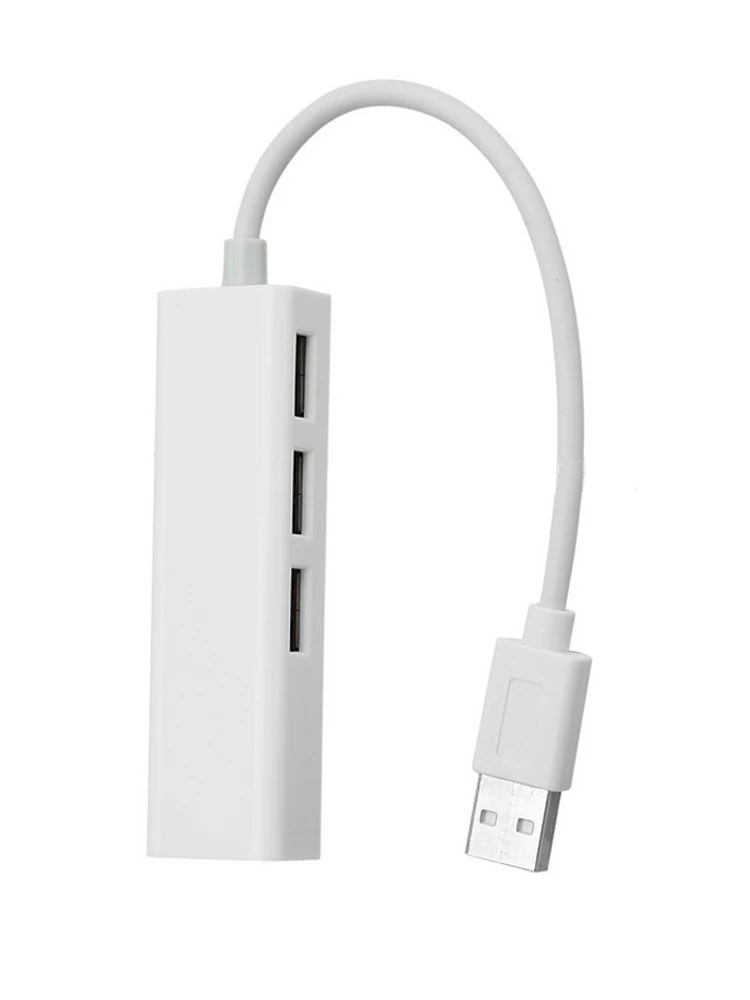 

USB 2.0 to RJ45 Gigabit Ethernet Adapter w/ USB 2.0 Hub USB Network Adapter + USB 2.0 3 Port Hub