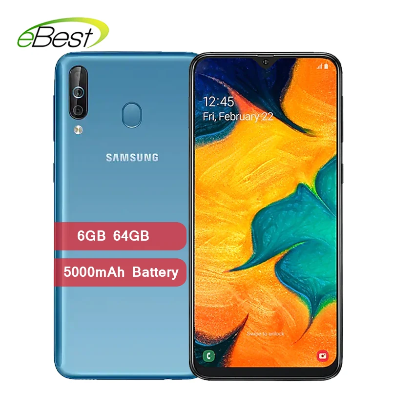 Samsung Galaxy A40s смартфон с 6 4-дюймовым дисплеем ОЗУ ГБ ПЗУ 64 5000 мАч 4G LTE | Мобильные