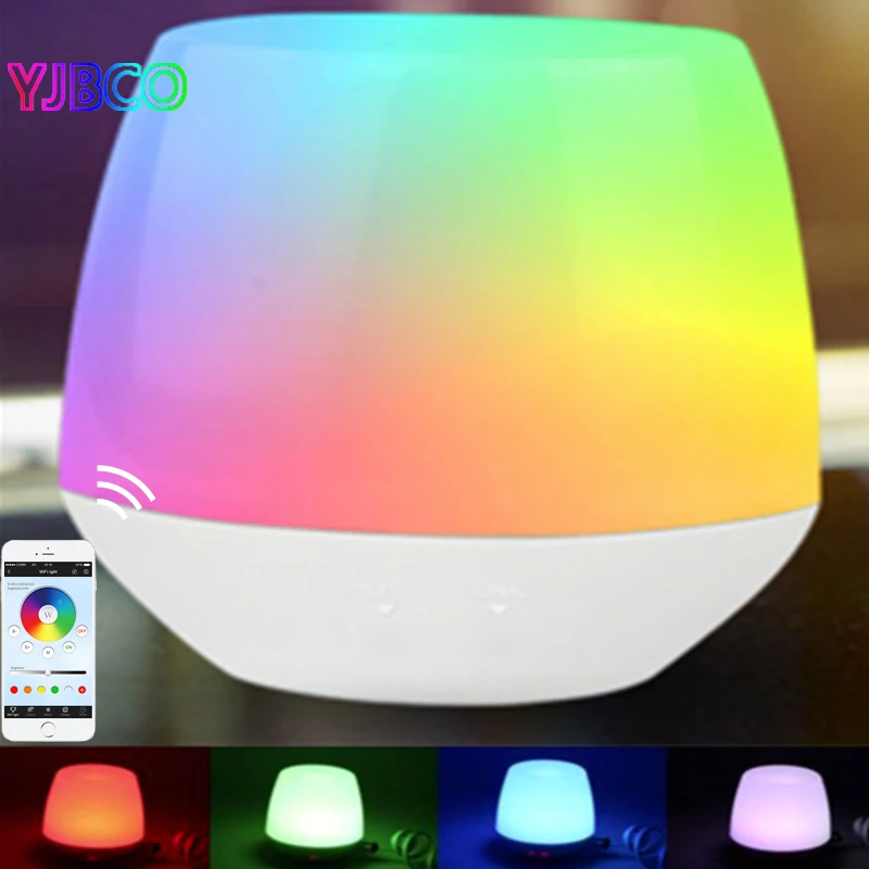 

LED DC5V 2.4G WiFi iBox1 Hub RF Remote wifi ler with RGB light Wireless control for milight led bulbs support iOS Android APP