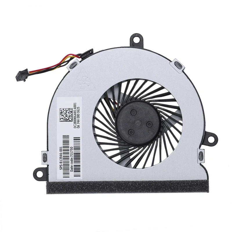 

Laptop Cpu Cooling Fan For Hp Notebook Hp 15-Ac 15-A 15-Af 250 G4 15-Ac121Tx 15-Ac121Dx 813946-001 Dc28000Gaf0Fcc2 Dfs561405Fl