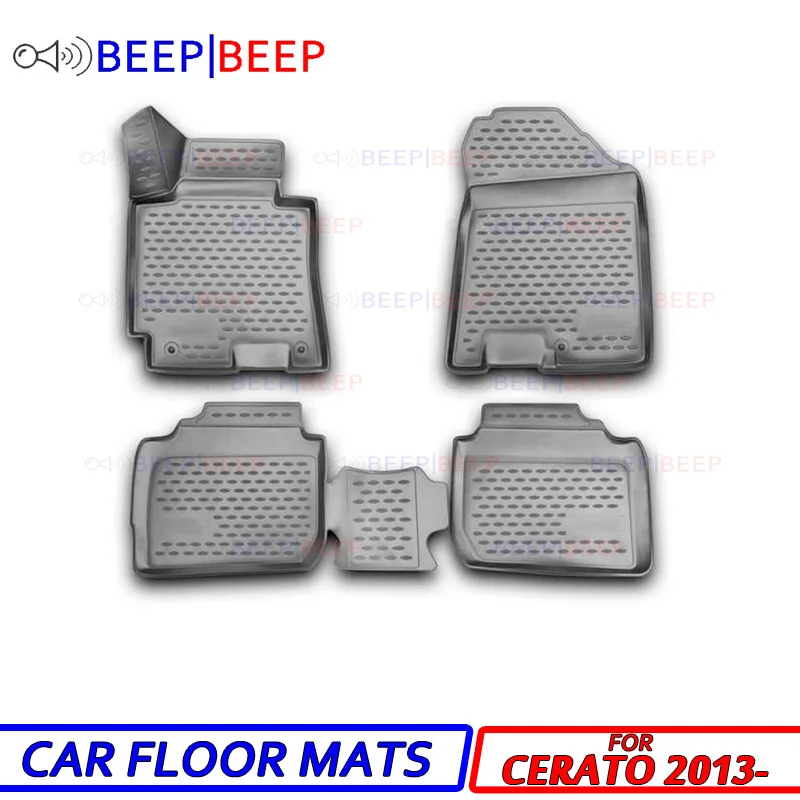 

For Kia Cerato 2013- car floor mats carpets auto floor mats waterproof dustproof car styling interior decoration