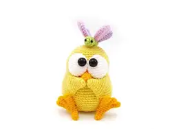 Вязаные игрушки amigurumi bunny Номер модели b0115