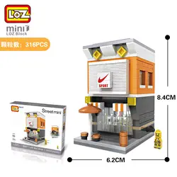 LOZ Ville magasin мини Rue Modele Спорт Jouets мини блоков Кадо Jouets Pour Enfants assemblee батиман Жуэ Enfants Кадо DIY