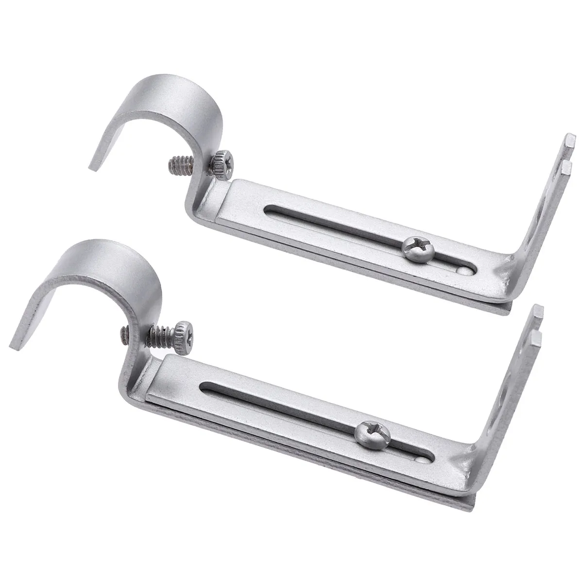 Pack Of 2 19 05mm Heavy Duty Sturdy Premium Adjustable Curtain Rod