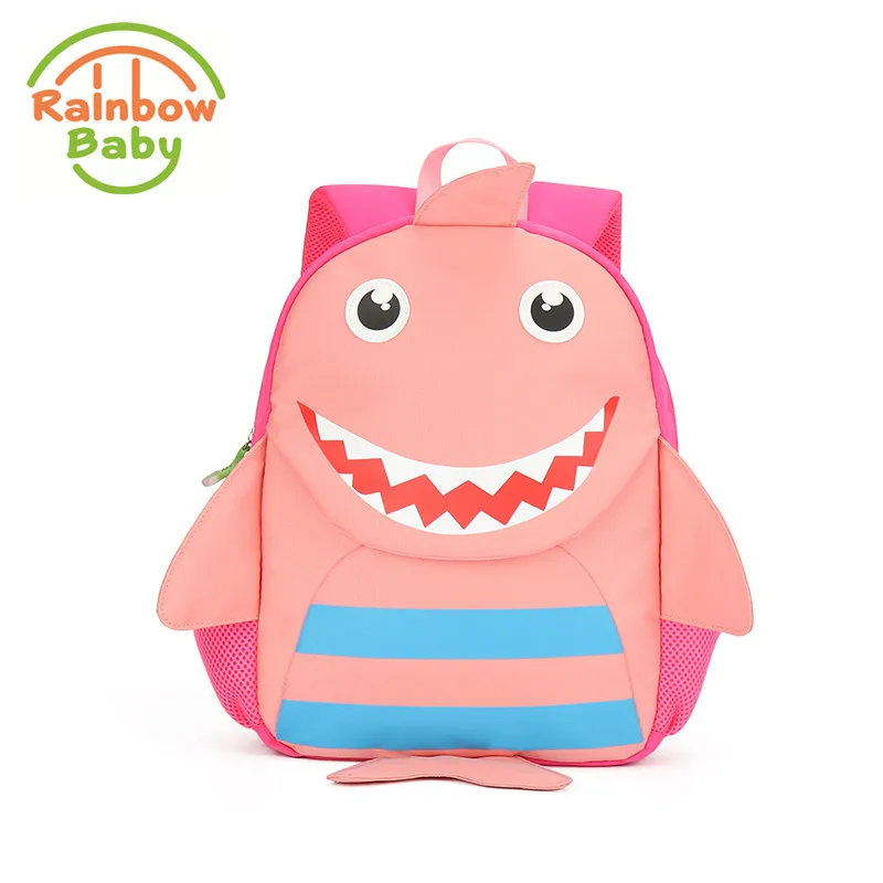 Rainbow Baby Pink Shark Bagpack Anti-lost Kids & Babys Bags Breathble School Bags Dirt-proof Girls Bagpack Cartoon Backpack baby-bags-for-girl : image Rainbow Baby Pink Shark Bagpack Anti-lost Kids & Babys Bags Breathble School Bags Dirt-proof Girls Bagpack Cartoon Backpack baby-bags-for-girl