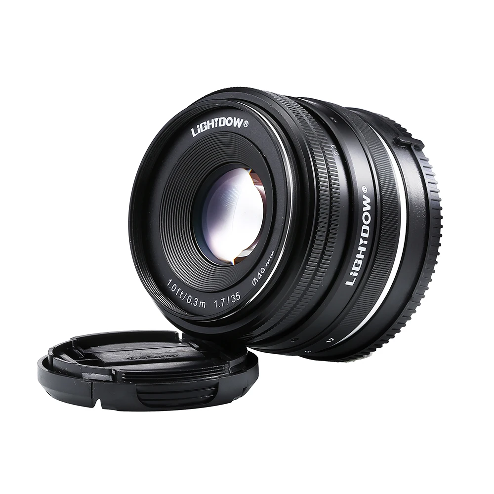 Ручной объектив Lightdow 35 мм для зеркала Sony NEX 3 3N C3 5N 5R 5T A6500 A6300 A6000 A5100 A5000 A3000 A3500|manual