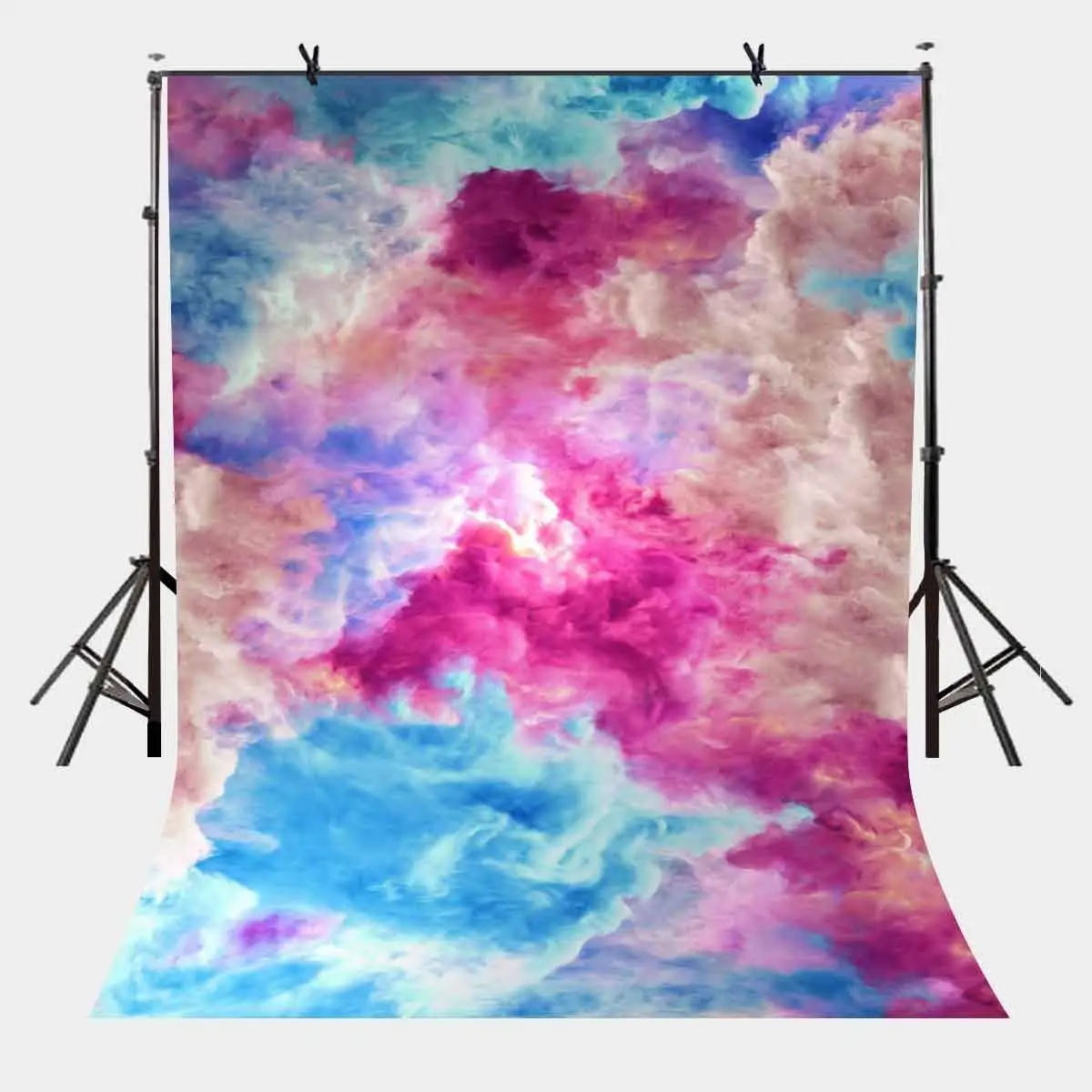 5x7ft Colorful Cloud Illustration Backdrop Abstractism Photographic Background |