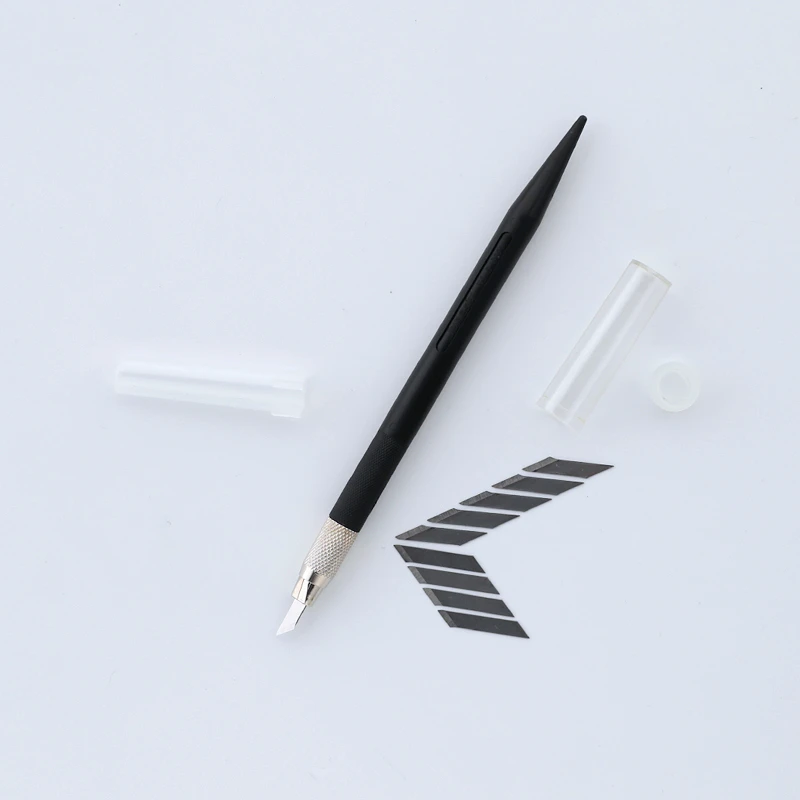 

Rubber Stamp Plaster Engraving Knife Pen Wood Crafts Carving Tool Blade Set Photo Paper Cutter Office School Supplies Stationery