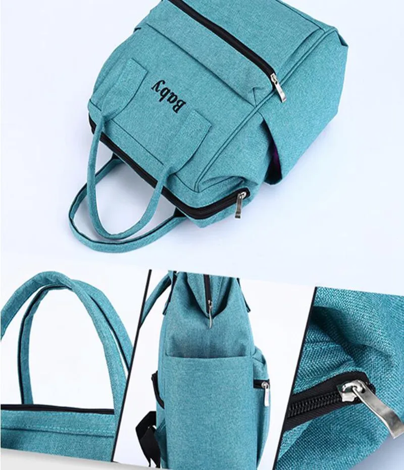 MOTOHOOD Travel Backpack Diaper Bag for Mom & Dad Nappy Tote Bag With Changing Pad Baby Bag Organizer Baby Diaper Backpack (6)