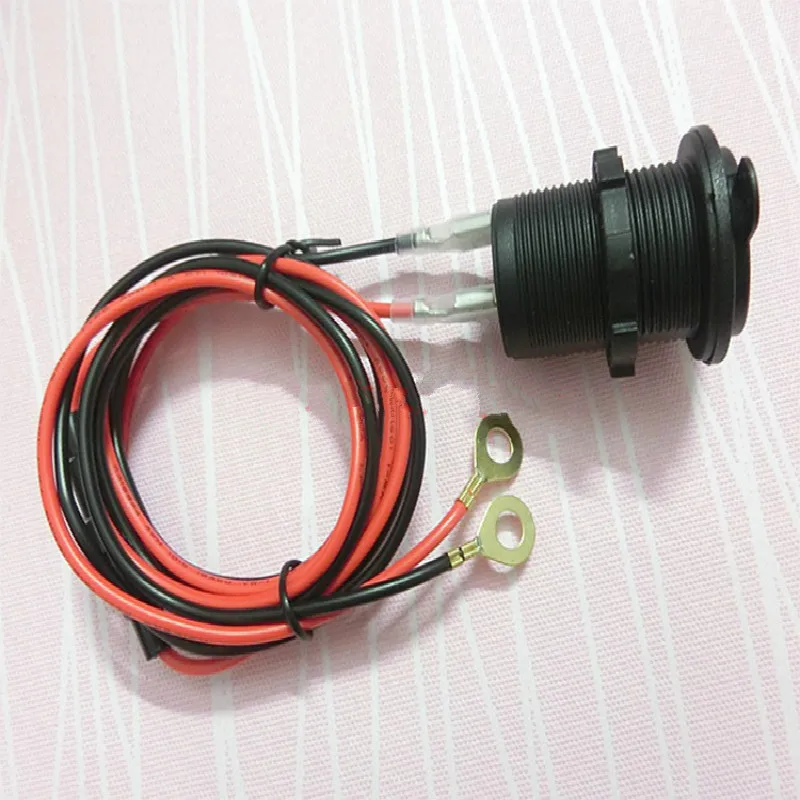 

VIndustrial Grade Waterproof Car Cigarette Lighter Socket Power Charger Cigarette Lighter Plug for Car Motorcycle Truck