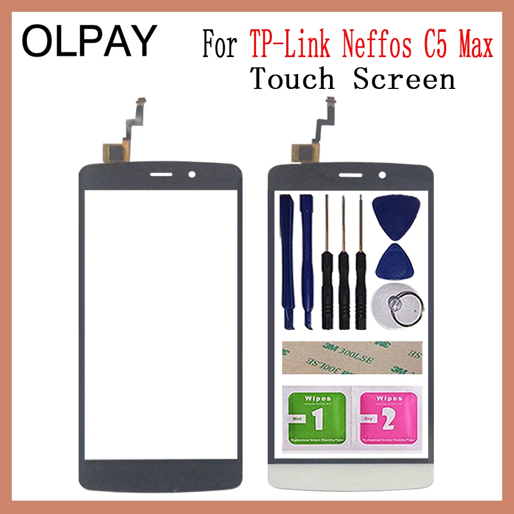 OLPAY мобильный телефон сенсорный экран для TP-Link Neffos C5 C5A C5L C5 MAX сенсорный экран стекло дигитайзер панель объектив сенсор ремонт