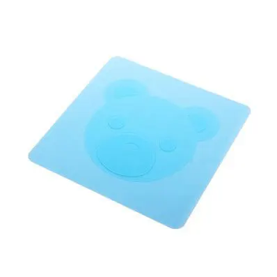 Новая многофункциональная силиконовая уплотнительная чаша с милым мультипликационным рисунком, крышка для хранения посуды, аксессуары для кухни - Цвет: Синий